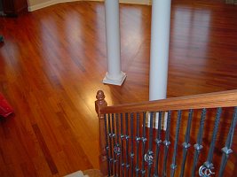 Custom Hardwood Foyer