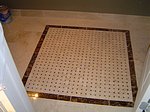 Tile Floor in Bathroom